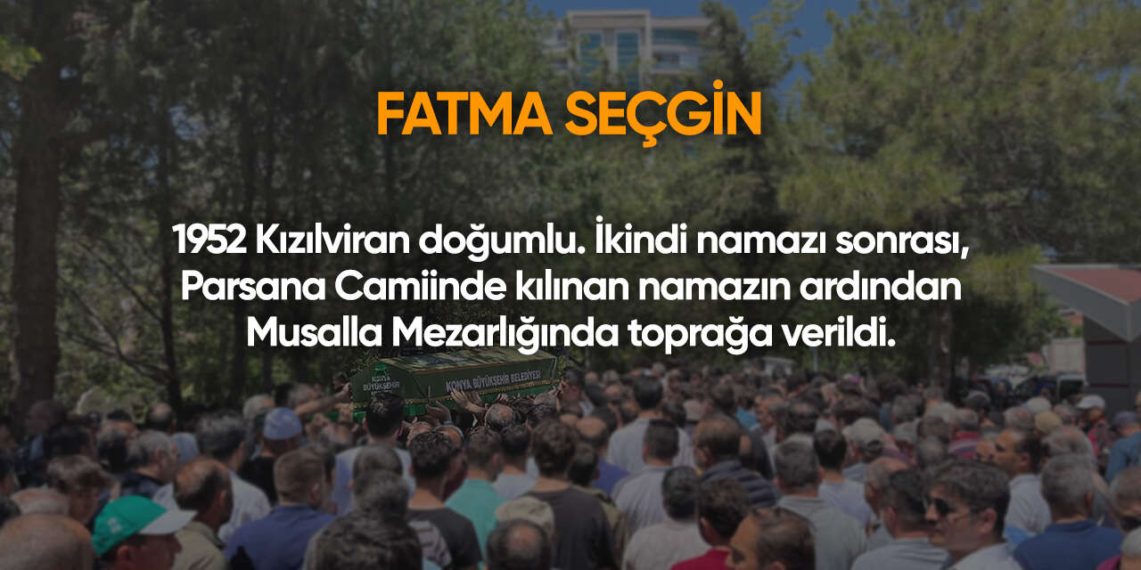 Konya'da bugün vefat edenler | 15 Kasım 2025 4